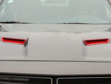 2-Piece Hood Vent Scoop Cover for Exterior Style fits 2015-2022 Dodge Challenger