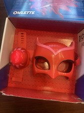 PJ Masks Girls Red Hero Mask Owlette and watch 3 