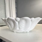 Vintage Indiana Glass milk glass footed bowl in the "Wild Rose" pattern