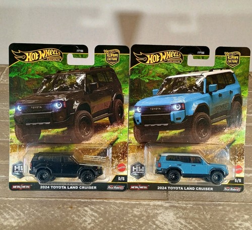 Hot Wheels 2024 Toyota Land Cruiser Chase Car W/Mainline Car. Collectible & Fun