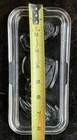 Vintage Federal Glass refrigerator dish lid with embossed vegetables