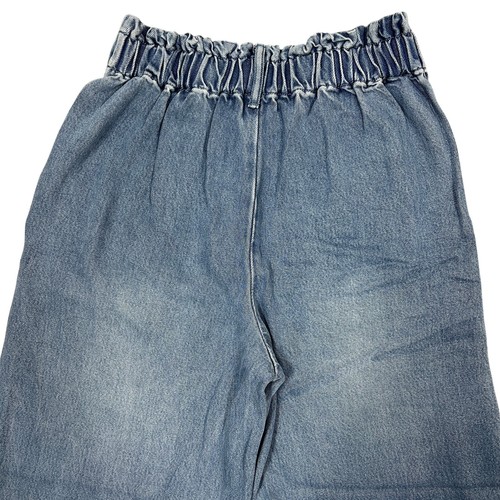 YFB Sadie Wide Leg Utility Jeans Medium Baggy Cargo Pockets Elastic Waist Soft - Picture 5 of 9