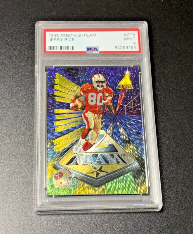 Jerry Rice 1995 Pinnacle Zenith Edition Z-Team #ZT6 PSA 9 Mint Rare 49ers HOF