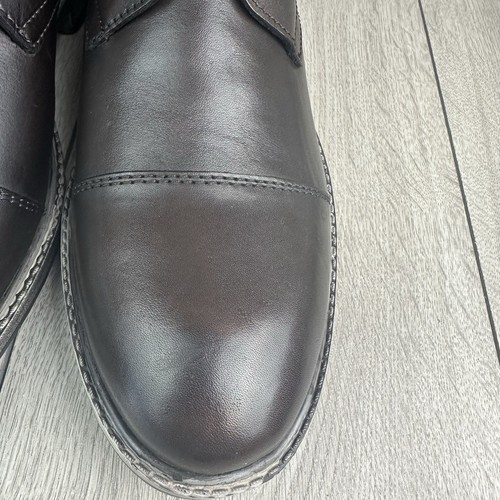 Frank Wright Botines Hombres Talla UK 10 Marrón Vestido Informal Zapatos Nuevos en Caja - Imagen 10 de 24