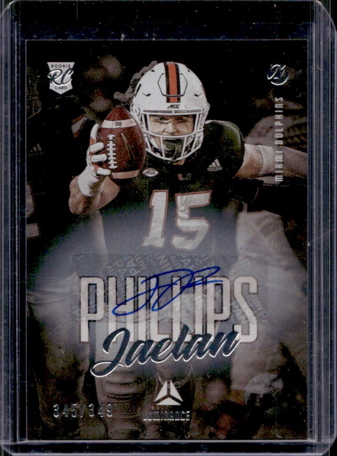 Jaelan Phillips Panini Luminance Autographs #180 Base