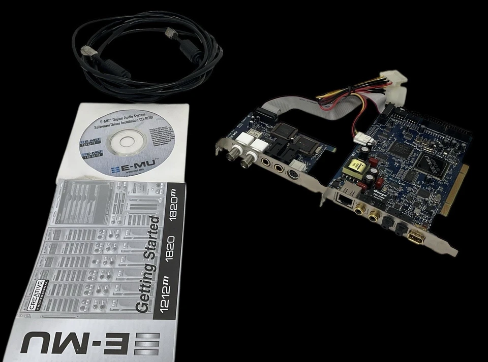 E-MU 1820m AudioDock With  1010 PCI Card & Sync Daughter Card & Quick Guide & CD - Image 2 of 4