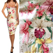 SALE!  $4,900  DOLCE & GABBANA Silk  Dress  size 42-44
