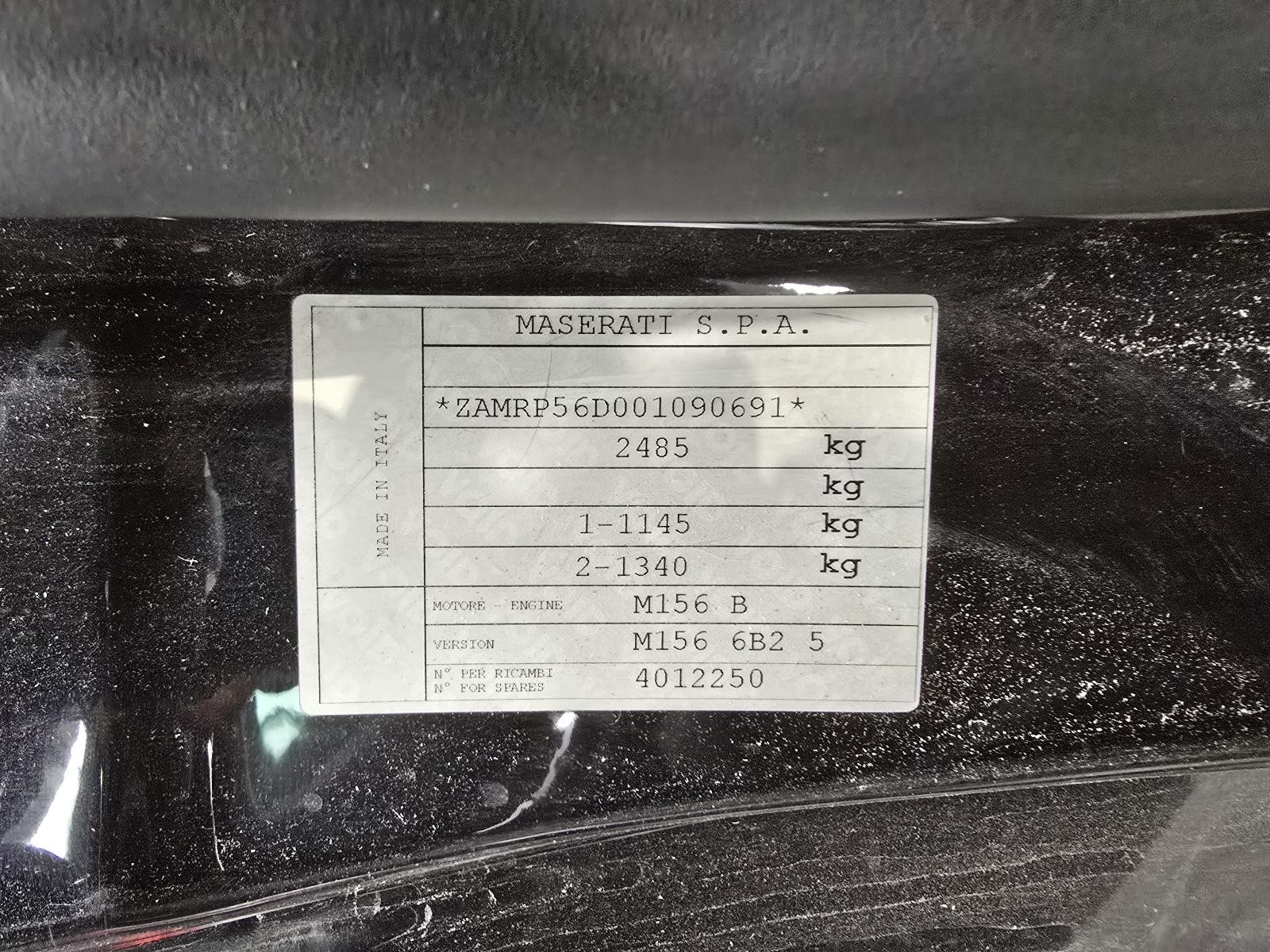 2014 Maserati Quattroporte STARTER MOTOR M156 10/2013-2024 NMW09129 image 10