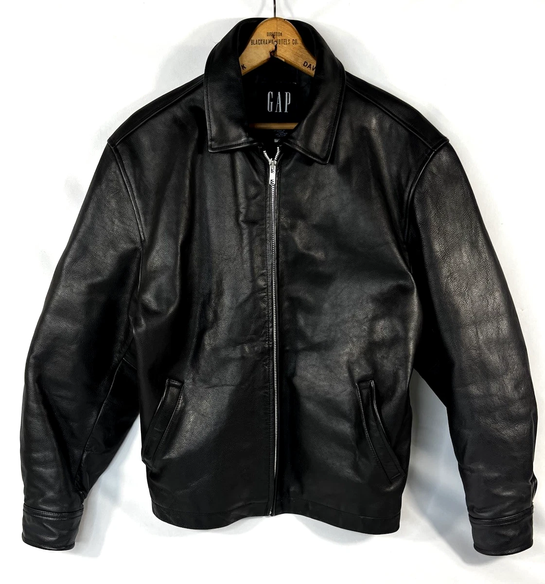 Gap Leather Outer Shell Coats, Jackets & Vests for Men for Sale