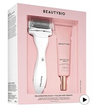 BeautyBio Rejuvenating Scalp  Hair Therapy Set Microneedling Tool Serum