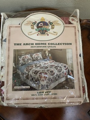 Arch Quilts Handmade Patchwork Full/Queen 86 x 86'' Nantucket AR # 954 Cotton NIP
