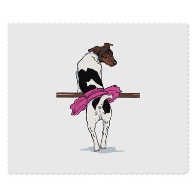 2 Mikrofaser-Gläser-/Brillenputztücher ''Dog In A Tutu'' (LC00038875)