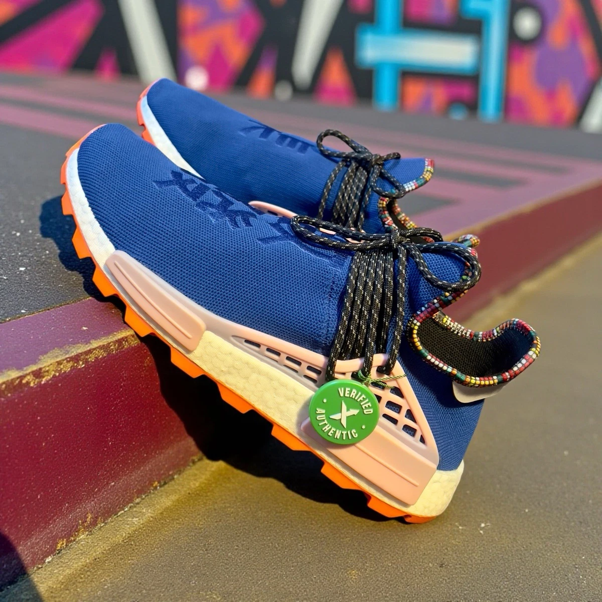 NMD HUMAN RACE 28.5 新品未使用 adidas Pharrell x NMD Human Race Blue for Sale | Authenticity