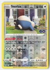 Snorlax [Reverse Holo] #55 Prices | Pokemon Go | Pokemon Cards