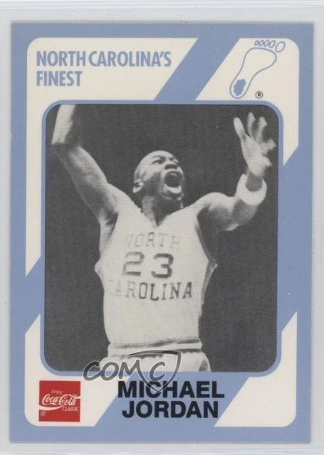 1989 Collegiate Collection/Coca-Cola North Carolina's Finest Michael Jordan HOF