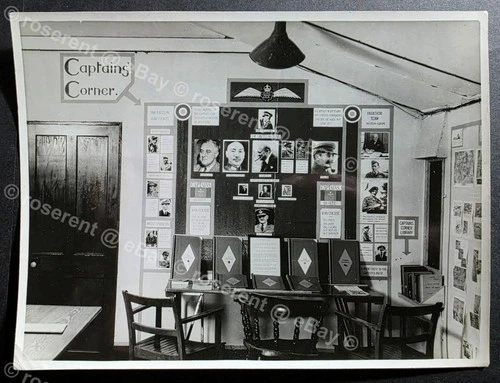 WW2 RAF Intelligence library - pilot Training Captains Corner -photo 22 by 16cm