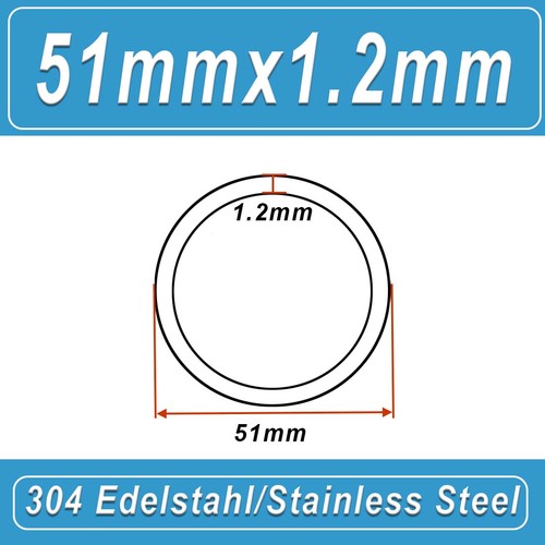 304 Stainless Steel Round Pipe/Tube 8mm to 325mm Outer Diameter Length 100mm - Picture 102 of 178