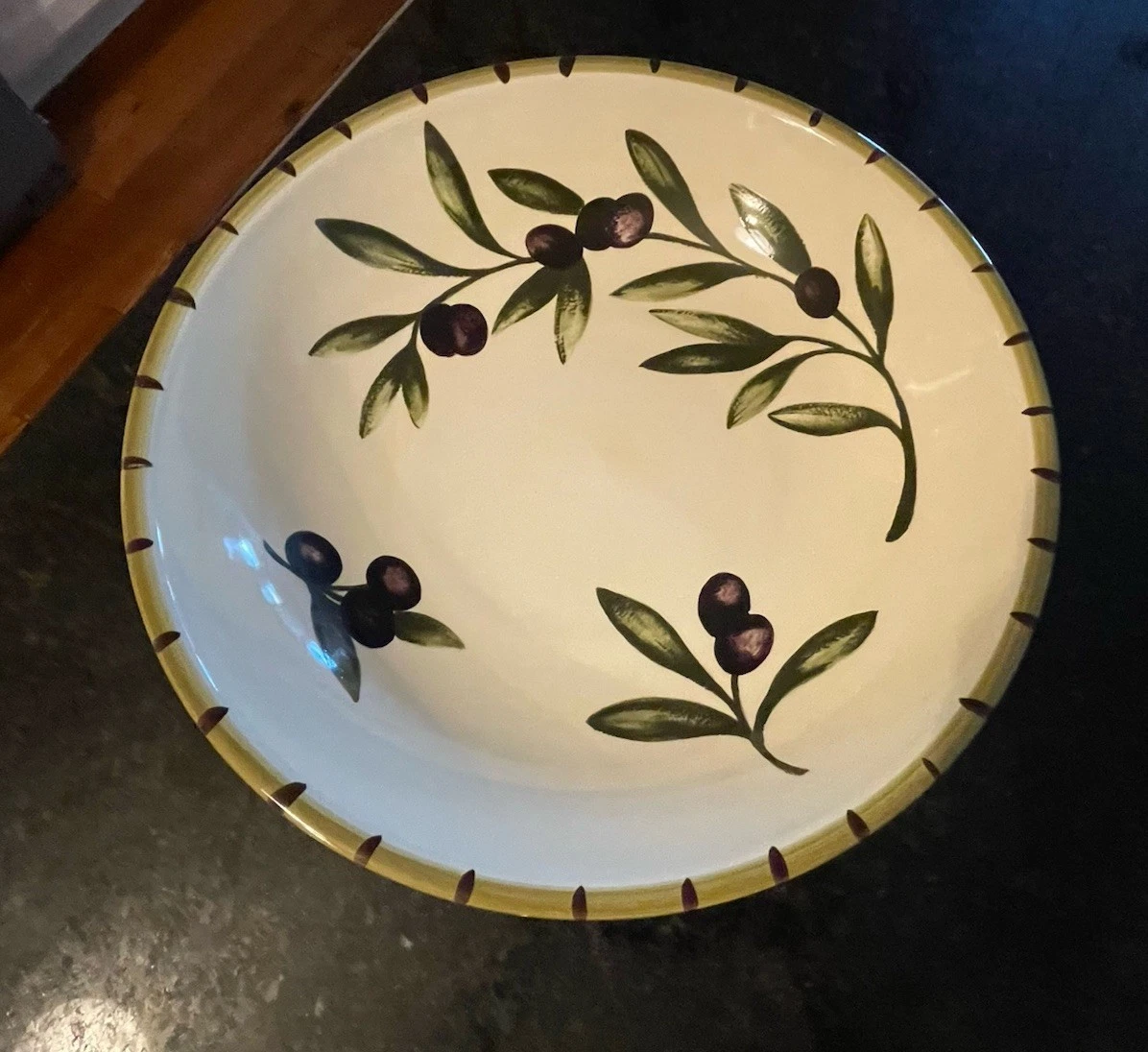 Lot De 5 Bols à Pâtes Williams Sonoma – Collection Provençale Olive, NEUF