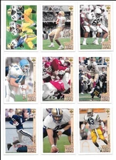 1992 Upper Deck Football Trading Cards / You Choose #s 1-200 / mb53
