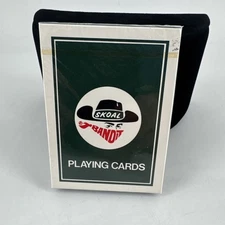 Vintage Skoal Bandit Snuff Chewing Tobacco Ad Playing Cards Deck New Sealed Deck