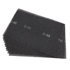 12"x18" Sanding Screen Sheets - Square Mesh Floor Sanding Screen - Black Sili...