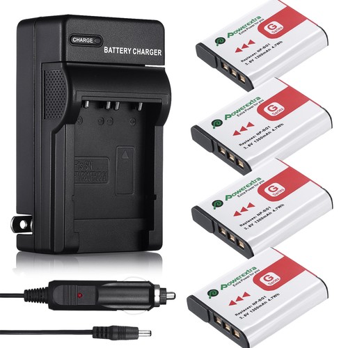 NPBG1 NPFG1 Battery&Charger for Sony Cybershot DSCW220 DSCH55 DSC