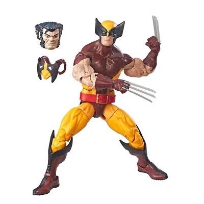 NEW MARVEL LEGENDS X-MEN WOLVERINE VINTAGE WAVE BROWN SUIT FIGURE BY HASBRO RARE - Photo 1/2