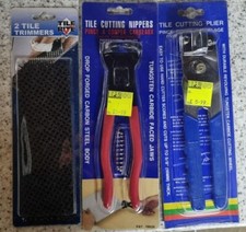 Tile Cutting Tools Wheel Pliers Nippers Trimmers Brand New Pre Packed Red Blue