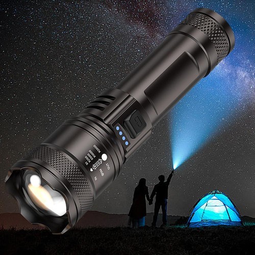 Linterna LED Luz Táctica Antorcha Súper Brillante USB N GX Recargable Nueva Y9 - Imagen 3 de 15