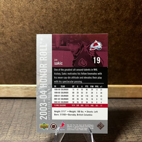 2003-04 Upper Deck Honor Roll Hockey - Pick a Card - Picture 33 of 172