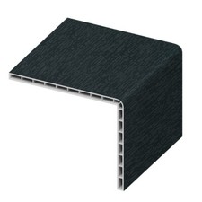 PVC Large 90° Corner Trim 100mm x 80mm Hollow Angle Roof Edge 1-2 Metre Lengths