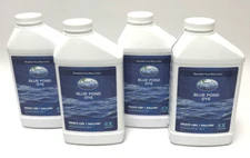 Custom Pro 4/PACK BLUE POND & LAKE DYE Concentrated (32 oz/1 qt) -water colorant