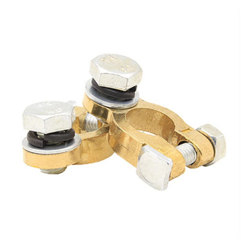 Cabezal de terminal de cable poste de batería autobuses para autocar camión M10/8 de alta resistencia latón × 2 piezas Foto 3 de 4