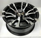 15" Inch  6 Lug  Utility  Trailer  Wheel  Rim   Alloy   KT15655BM-118