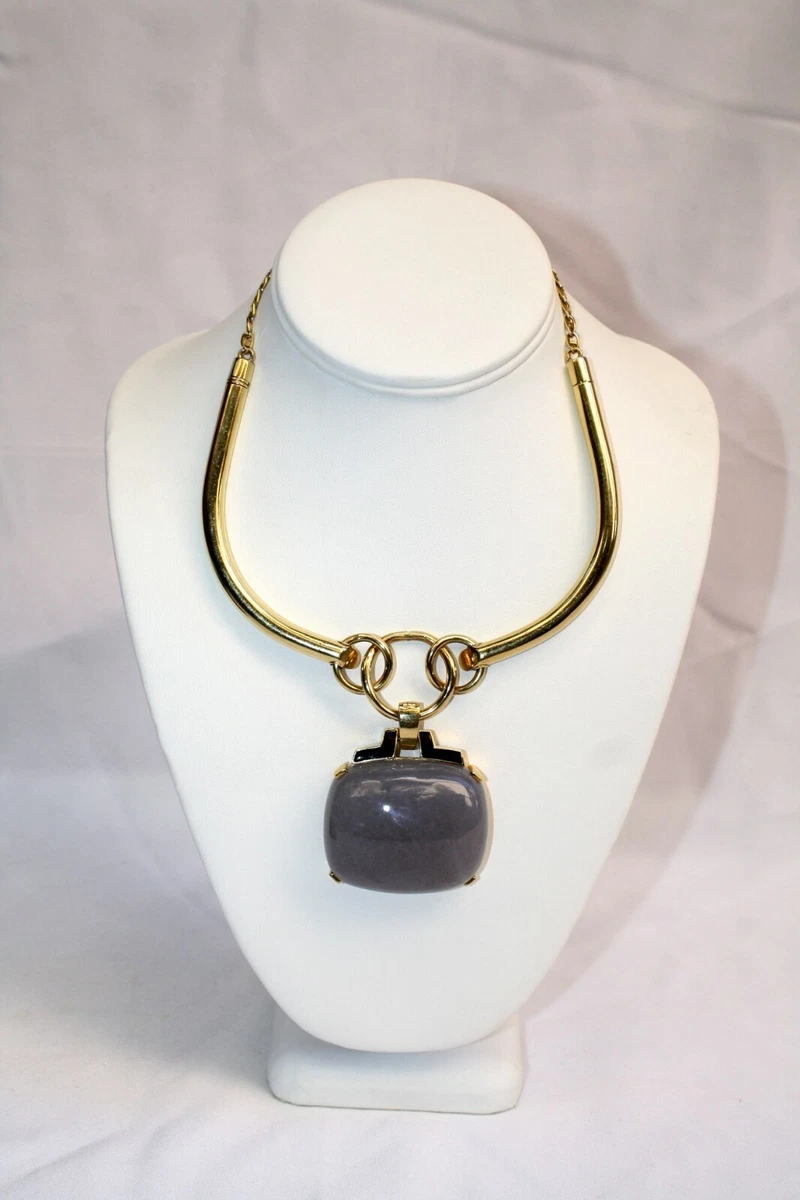 MAGNIFICENT DAVID WEBB 18K GOLD IMPERIAL JADE NECKLACE