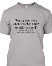 Polk County Sheriff Grady Judd Comment 10-13-2022  Free Shipping 