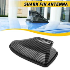 Universal Shark Fin Roof Antenna Radio FM/AM Antena Radio Carbon Fiber Black
