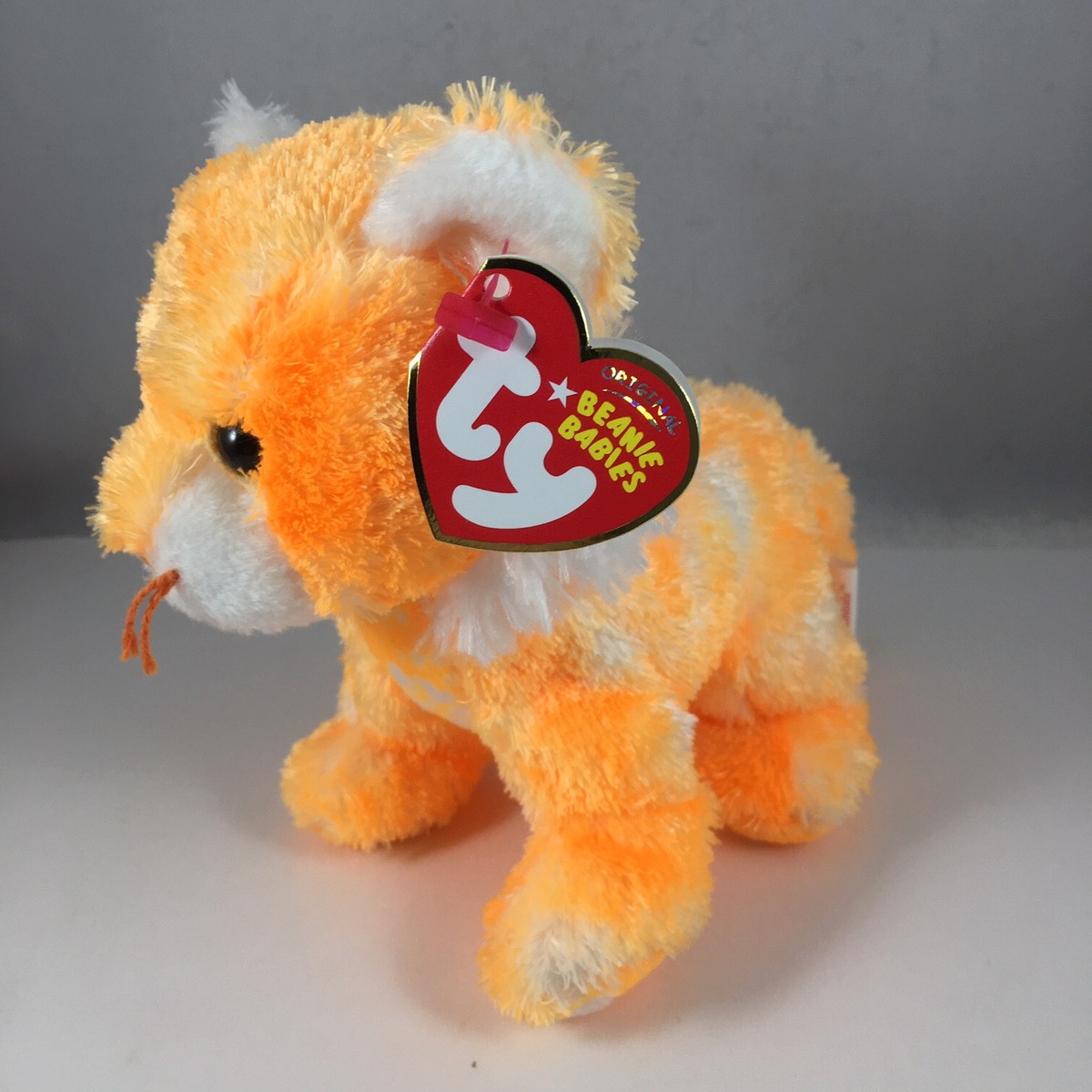 Ty Beanie Baby SANDALS the Tiger (6 Inch) Plush Toy NEW MINT with MINT  TAGS