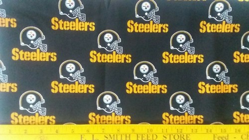 Pittsburgh Steelers Cotton Fabric 18x29 inches,1/4 yard-Sewing, Quilting, Masks - Picture 5 of 8