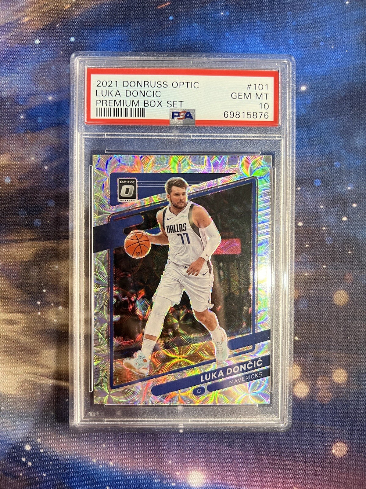 PSA 10 Luka Doncic 2021-22 Panini Donruss Optic /249 #101 Premium Box Set v35
