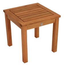 Beistelltisch Gartentisch Kaffeetisch Gartenmöbel Tisch VARADERO 40x40cm Holz