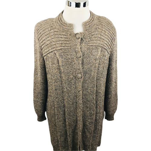 Womens Cardigan Sweater Beige 