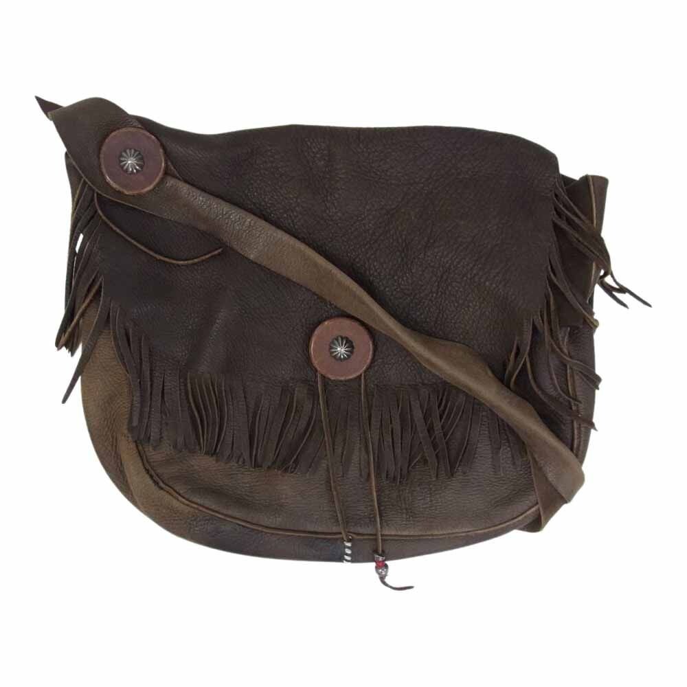 Larry Smith Leather Concho Beads Shoulder Bag Brown Used | eBay Larry Smith Leather Concho Beads Shoulder Bag Brown Used | eBay