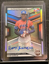 Roni Garcia 2023 Elite Extra Base Signatures Auto - DPL