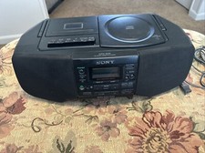 Sony CFD-S33 CD Player/Cassette Recorder/AM FMStereo Radio Boombox Fully Tested