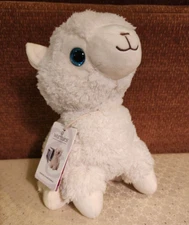 NEW 11" Warmies White Llama Plush Microwavable Lavender Scented Soft w/Tag