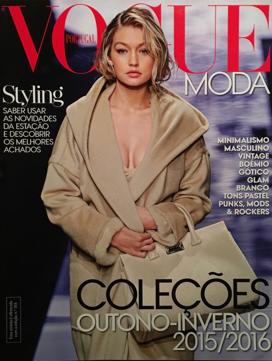 VOGUE MODA Magazine PORTUGAL 2015 Gigi Hadid NEW