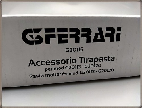 G3 Ferrari G20115 Teigroller für Nudelmaschine G20113-G20120 Zubehör Edelstahl - Bild 2 von 5