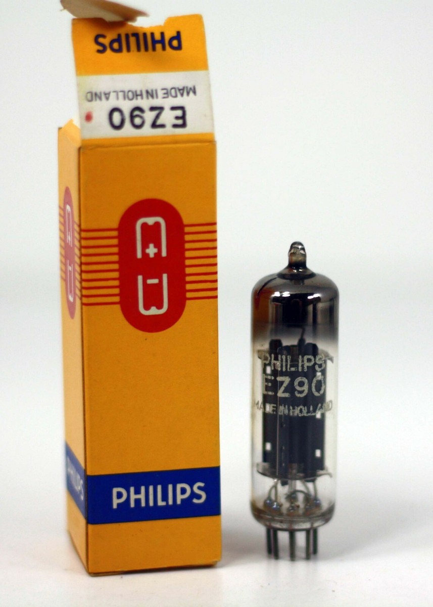 One NOS Philips EZ90 6X4 Rectifier Tube - Holland | eBay