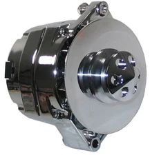 NEW POWERMASTER ALTERNATOR,CHROME,12SI,140AMP,BUICK,CADILLAC,OLDS,REGAL,DEVILLE